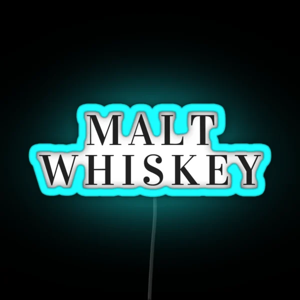 Malt Whiskey RGB Neon Sign