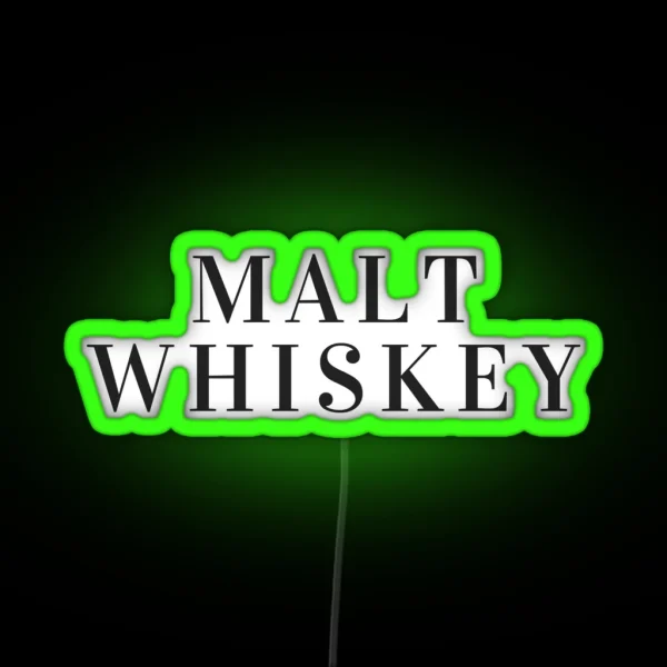 Malt Whiskey RGB Neon Sign