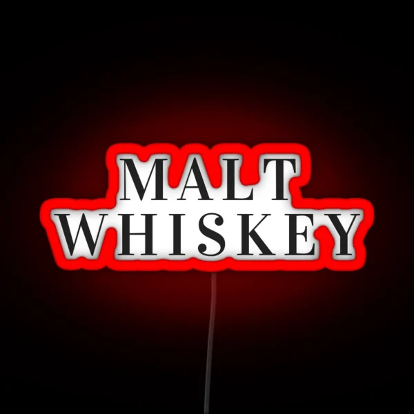 Malt Whiskey RGB Neon Sign