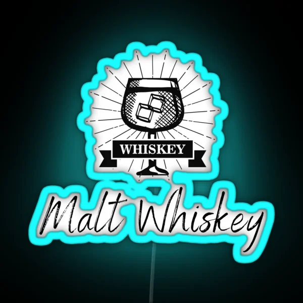 Malt Whiskey RGB Neon Sign