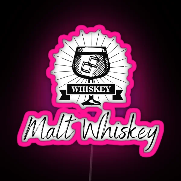 Malt Whiskey RGB Neon Sign