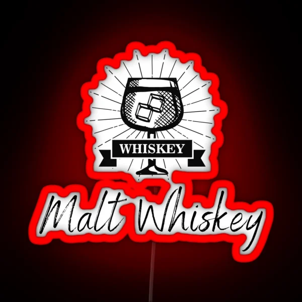 Malt Whiskey RGB Neon Sign