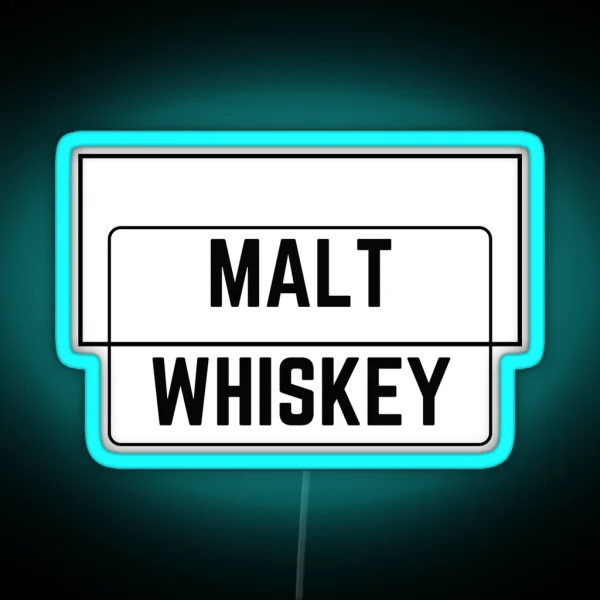 Malt Whiskey RGB Neon Sign