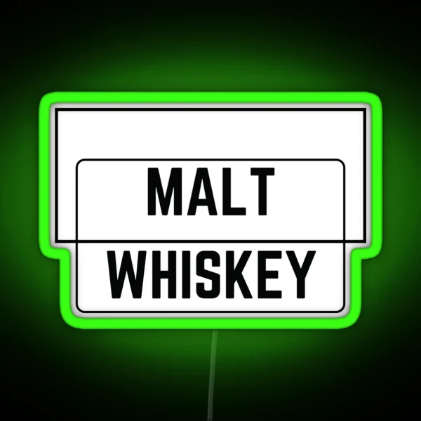 Malt Whiskey RGB Neon Sign