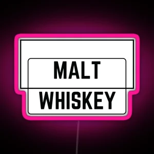 Malt Whiskey RGB Neon Sign