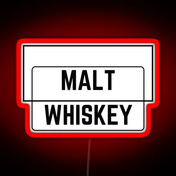 Malt Whiskey RGB Neon Sign