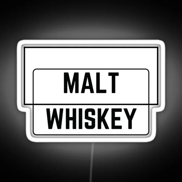 Malt Whiskey RGB Neon Sign