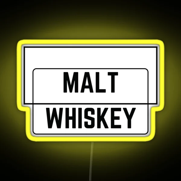 Malt Whiskey RGB Neon Sign
