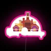 Vibrant RGB LED Canvas Sign for Malt Whiskey Enthusiasts Home Decor