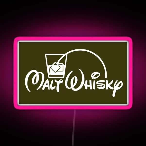 Malt Whisky RGB Neon Sign