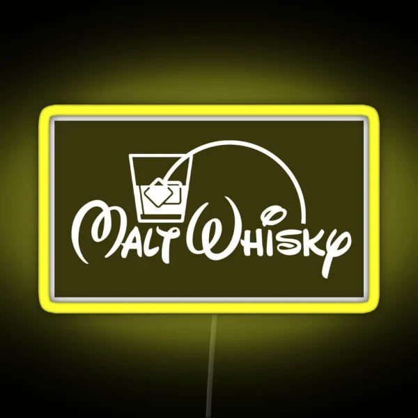 Malt Whisky RGB Neon Sign