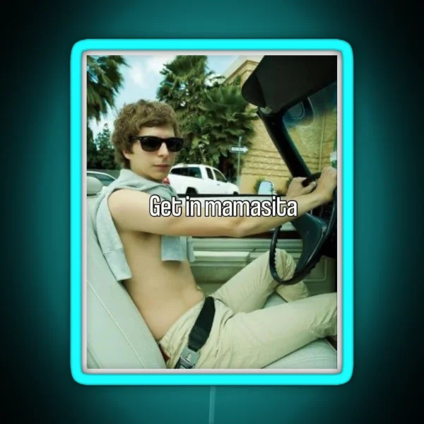 Mamasita Micheal Cera RGB Neon Sign