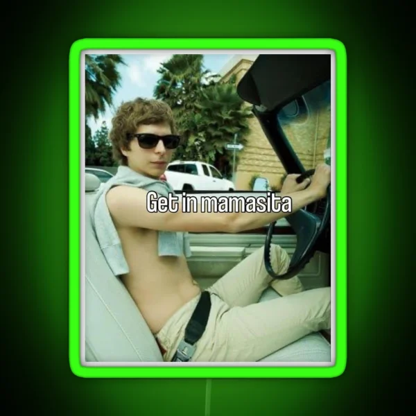 Mamasita Micheal Cera RGB Neon Sign