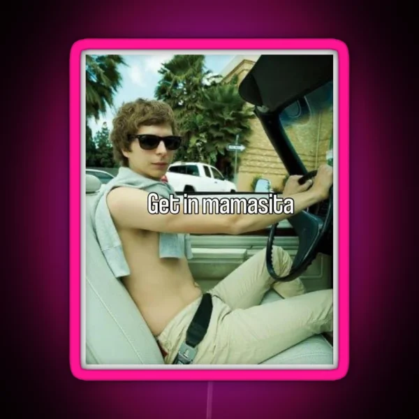 Mamasita Micheal Cera RGB Neon Sign