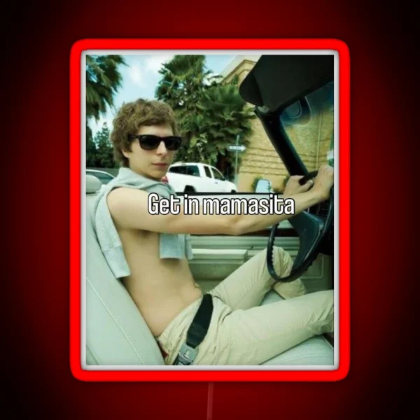 Mamasita Micheal Cera RGB Neon Sign