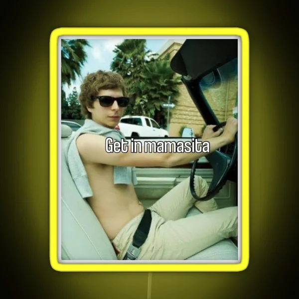 Mamasita Micheal Cera RGB Neon Sign