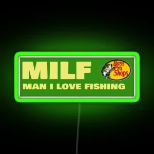 Man I Love Fishing RGB Neon Sign