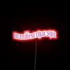 Motivational Manifestation Sign with Bright RGB Neon Color Glow