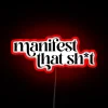 Empowering Motivation: Manifest Your Goals with Bold Neon Significance