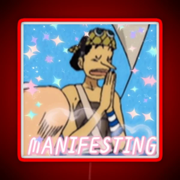 Manifesting Usopp RGB Neon Sign