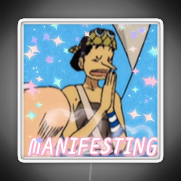 Manifesting Usopp RGB Neon Sign