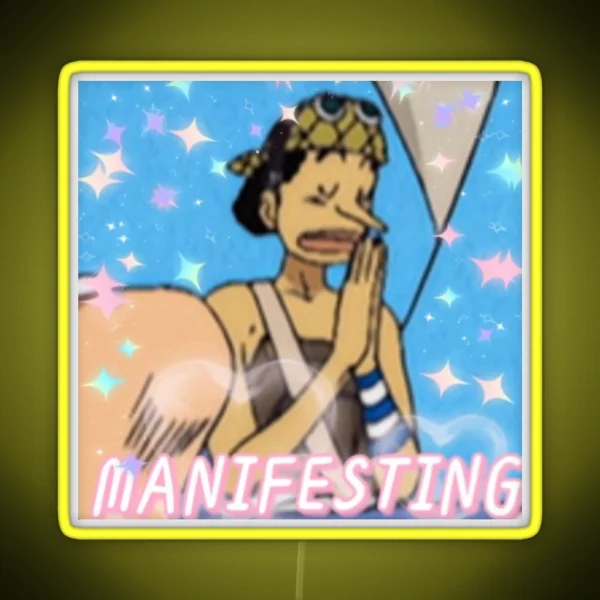Manifesting Usopp RGB Neon Sign