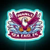 Neon Rugby Sign Manly Warringah Sea Eagles Team Logo Decoration