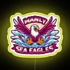 Customizable LED lighting display for Manly Warringah Sea Eagles fans