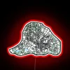 Bright City Guide: Vibrant LED Neon Sign with Raleigh Map