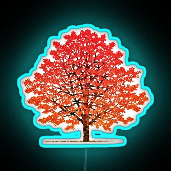 Maple Tree 2 RGB Neon Sign