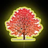 Maple Tree Shaped RGB Neon Sign with Customizable Color Display