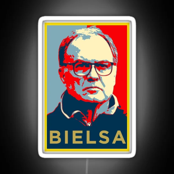 Marcelo Bielsa Artwork Gift Halloween Day Thanksgiving RGB Neon Sign