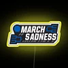 Brighten up your space with colorful NCAA March Madness signs
