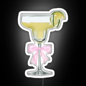 Margarita Cocktail Coquette RGB Neon Sign