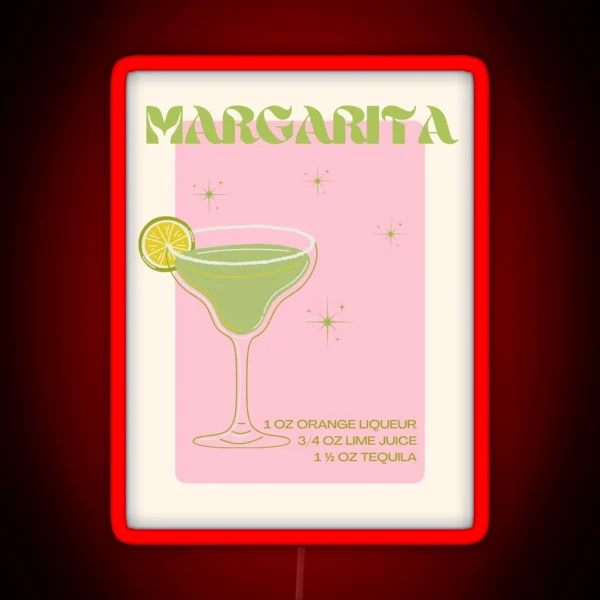 Margarita Cocktail RGB Neon Sign