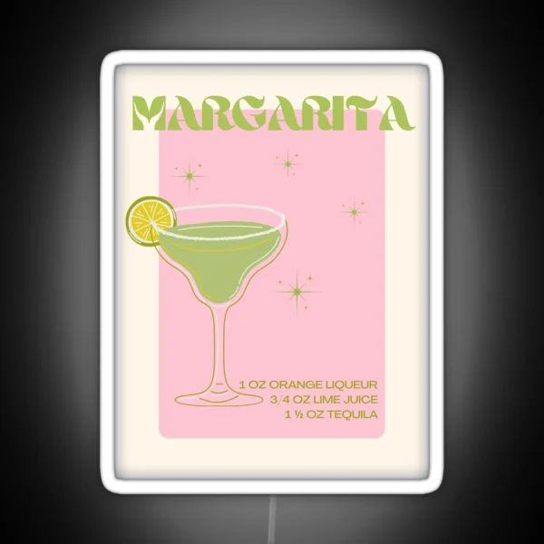 Margarita Cocktail RGB Neon Sign