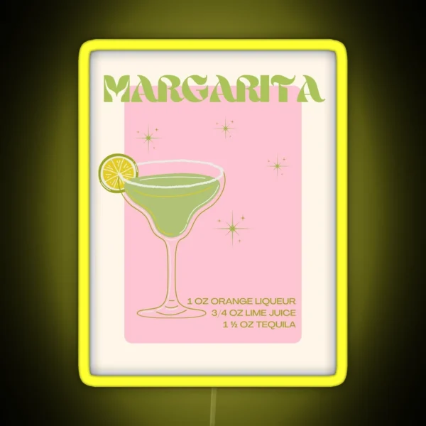 Margarita Cocktail RGB Neon Sign