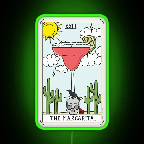 MARGARITA READING RGB Neon Sign