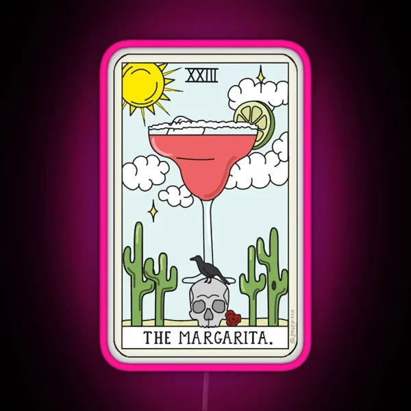 MARGARITA READING RGB Neon Sign