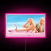 Customizable RGB LED Neon Sign with Margot Robbie and Ryan Gosling