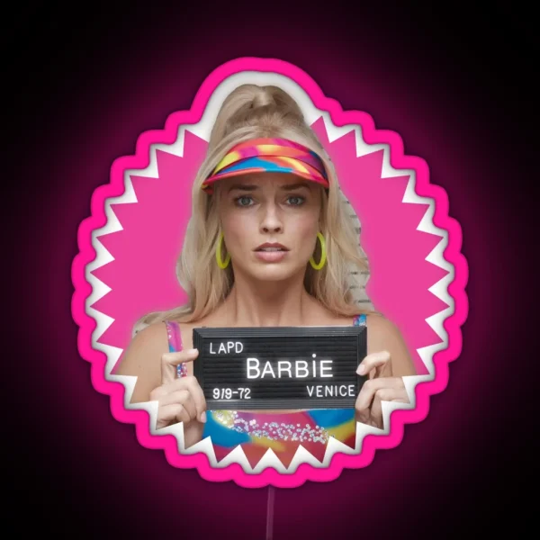 Margot Robbie Barbie 2023 RGB Neon Sign