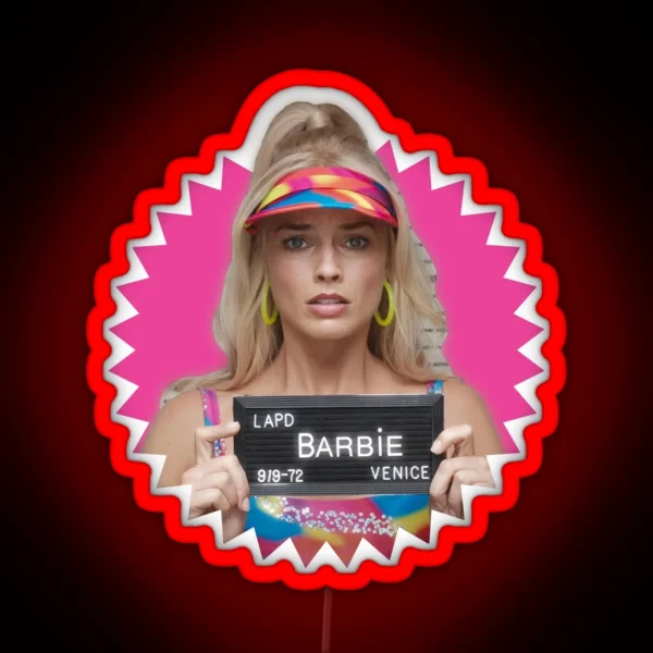 Margot Robbie Barbie 2023 RGB Neon Sign