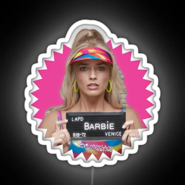 Margot Robbie Barbie 2023 RGB Neon Sign
