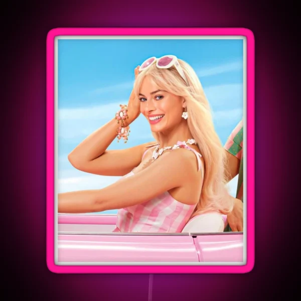 Margot Robbie RGB Neon Sign