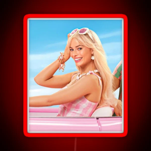 Margot Robbie RGB Neon Sign