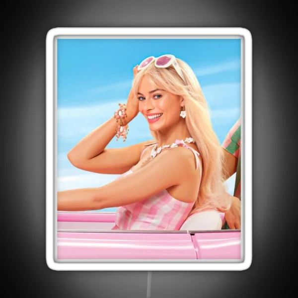 Margot Robbie RGB Neon Sign
