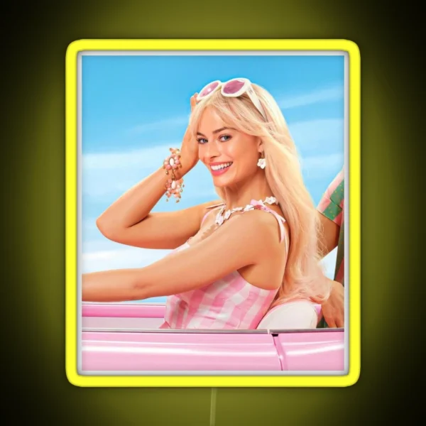 Margot Robbie RGB Neon Sign