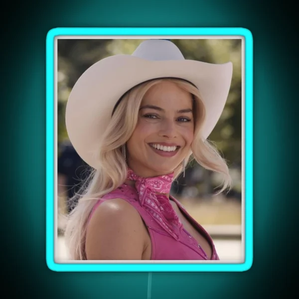 Margot Robbie RGB Neon Sign