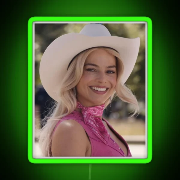 Margot Robbie RGB Neon Sign