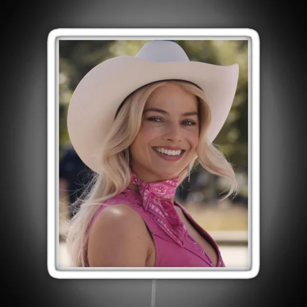 Margot Robbie RGB Neon Sign